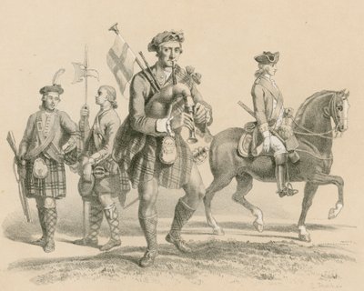 Vieille brigade des Highlands et garde de la vie - English School