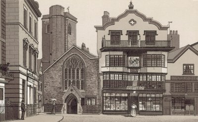 Vieilles Maisons dans la Cour de la Cathédrale - English School