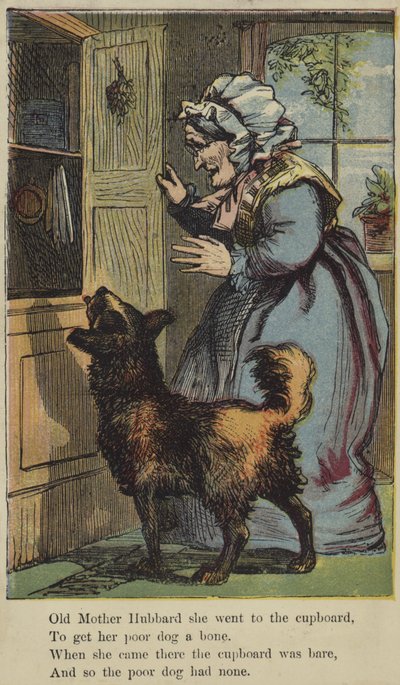 La vieille mère Hubbard est allée au placard - English School