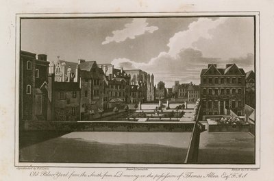 Ancienne cour du palais vue du sud - English School