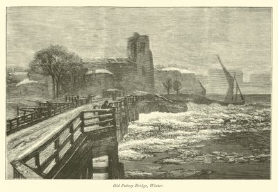 Ancien pont de Putney, hiver - English School