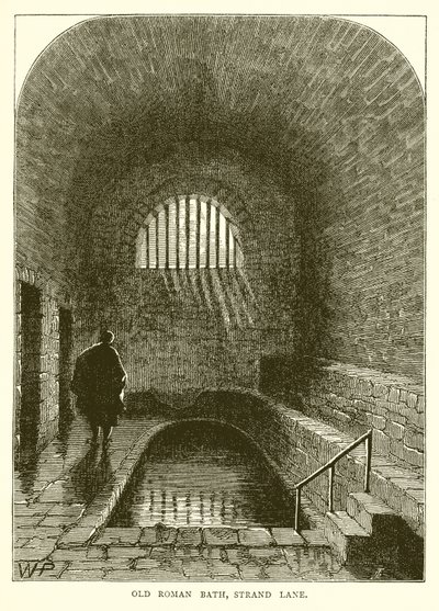 Ancien bain romain, Strand Lane - English School