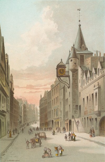 Ancien Tolbooth et Canongate - Édimbourg - English School
