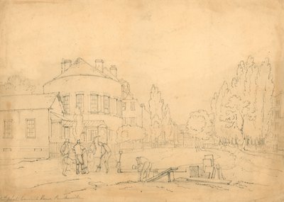 Ancien White Conduit House, Pentonville, Londres; croquis - English School