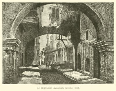 Ancien marché aux poissons, Pescheria Vecchia, Rome - English School