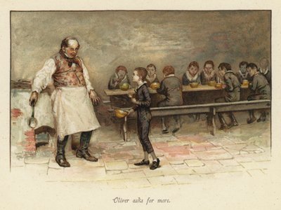 Oliver demande plus - English School