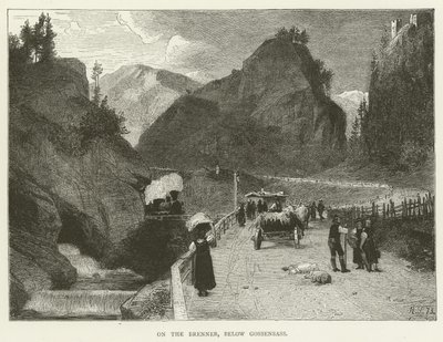 Sur le Brenner, en dessous de Gossensass - English School