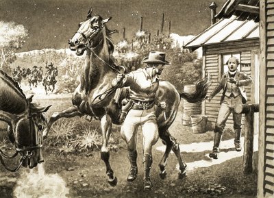 En fuite : Chassé -- Par une centaine de chiens de chasse humains - English School