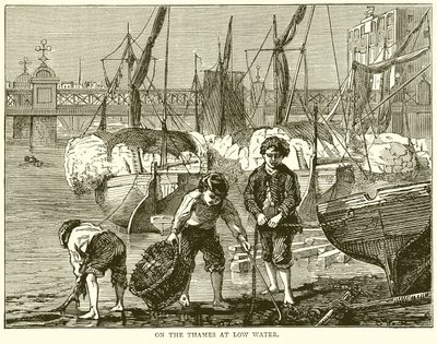 Sur la Tamise à marée basse - English School