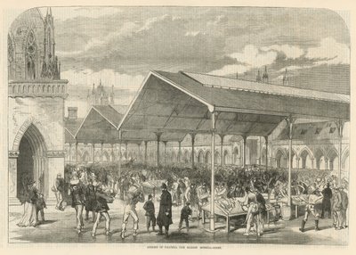 Ouverture du marché aux poissons de Columbia à Bethnal Green - English School