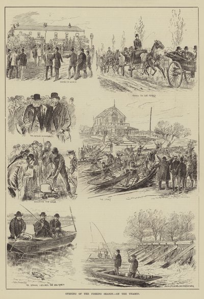 Ouverture de la Saison de Pêche sur la Tamise - English School