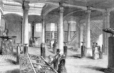 Ouverture du Musée de Géologie Pratique, Jermyn Street, Londres - la Grande Salle - English School