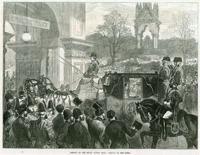 Ouverture du Royal Albert Hall par la reine Victoria - English School