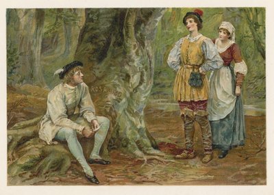 Orlando et Rosalind dans Comme il vous plaira - English School