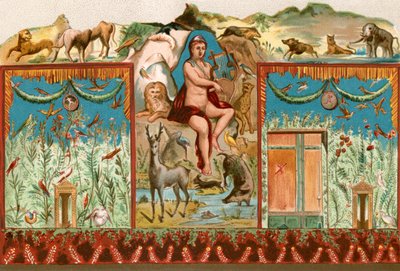 Orphée charmant les animaux - English School