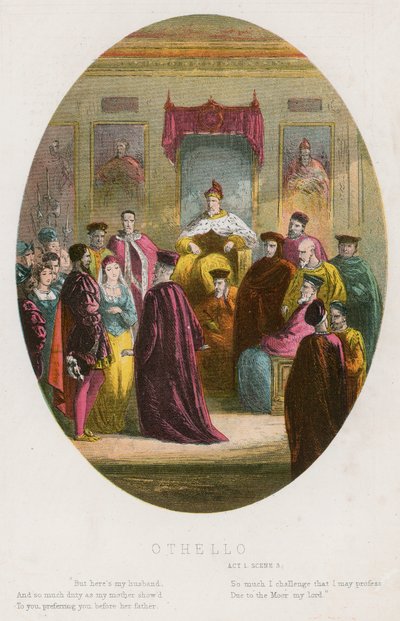 Othello, Acte 1 scène iii - English School