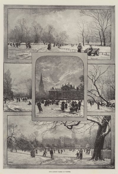 Nos parcs londoniens en hiver - English School