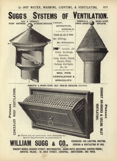 Page du Compendium des architectes, géomètres et ingénieurs 1892 - English School