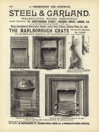 Page du Compendium des architectes, géomètres et ingénieurs 1892 - English School
