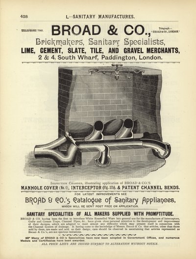 Page du Compendium des architectes, géomètres et ingénieurs 1892 - English School