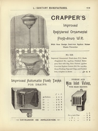 Page du Compendium des architectes, géomètres et ingénieurs 1892 - English School