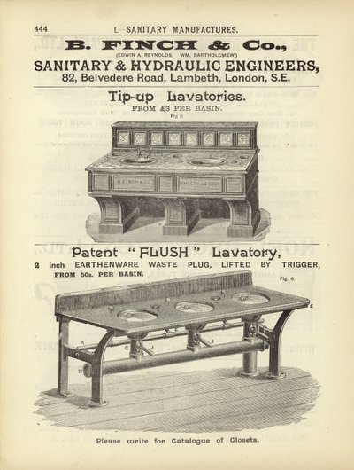Page du Compendium des architectes, géomètres et ingénieurs 1892 - English School
