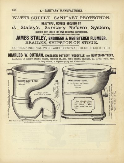 Page du Compendium des architectes, géomètres et ingénieurs 1892 - English School