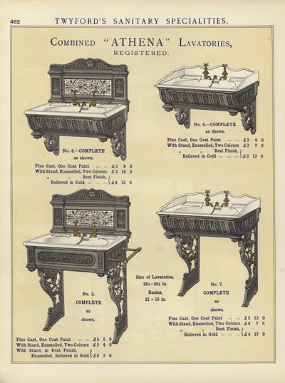 Page du Compendium des architectes, géomètres et ingénieurs 1892 - English School