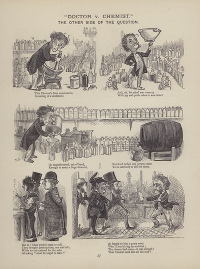 Page de The British Working Man or One Who Does Not Believe In Him (gravure) - English School