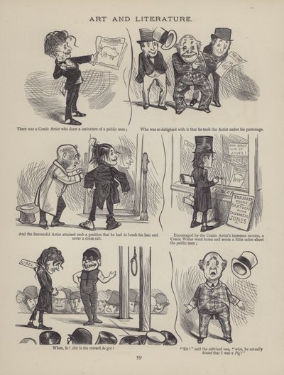 Page de The British Working Man or One Who Does Not Believe In Him (gravure) - English School