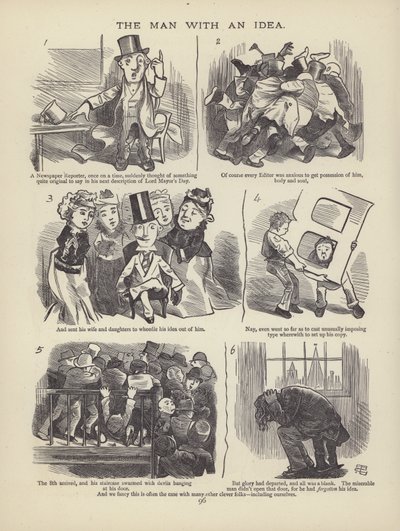 Page de The British Working Man or One Who Does Not Believe In Him (gravure) - English School
