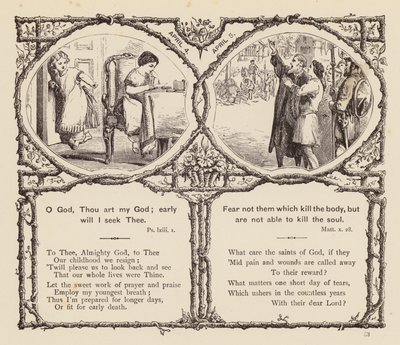 Page du Pain Quotidien des Enfants (gravure) - English School