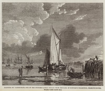 Peinture de Vandevelde, l