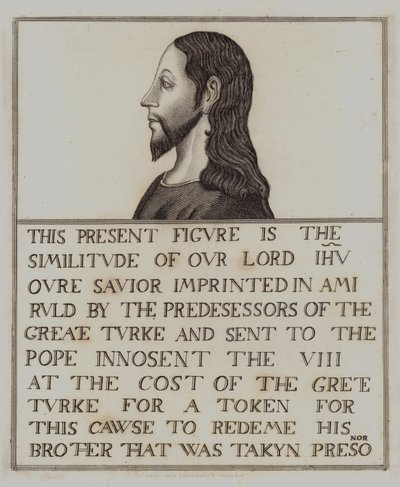 Peinture de Jésus-Christ sur chêne - English School