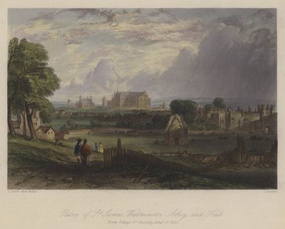 Palais de St James, Abbaye et Hall de Westminster, Londres - English School