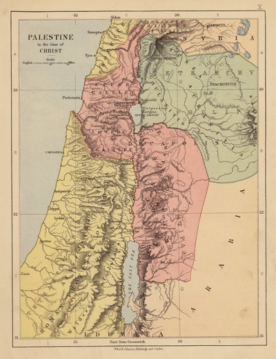 Palestine au temps du Christ - English School
