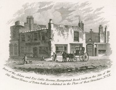 Partie des Salles de Café Adam et Eve, Hampstead Road - English School