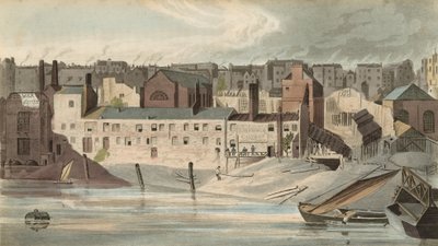 Partie des ruines du Savoy en 1816 - English School