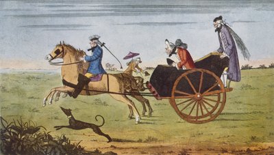 Passager dans une calèche, 