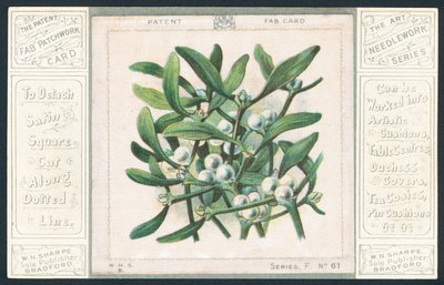 Gui en patchwork, Carte de Noël - English School