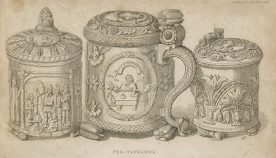 Peg Tankards - English School