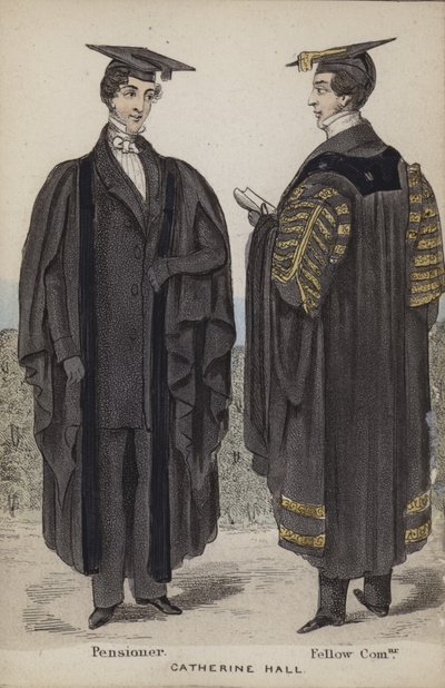 Pensionnaire, Fellow Commoner, Catherine Hall - English School