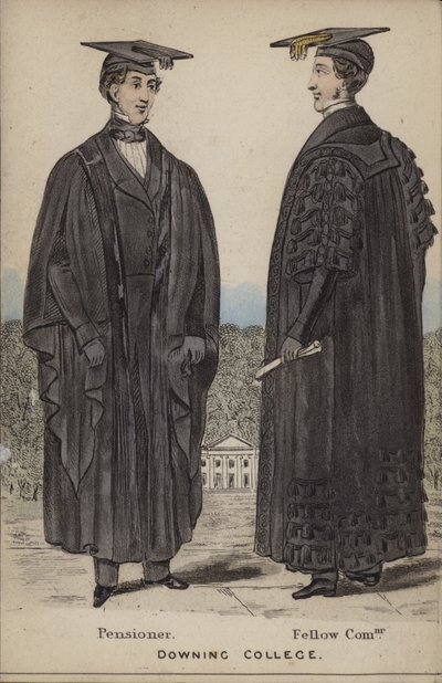 Pensionnaire, Fellow Commoner, Downing College - English School