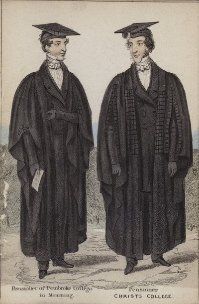 Pensionnaire de Pembroke College en deuil, Pensionnaire, Christs College - English School