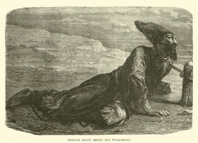 Esclave persan parmi les Turkomans - English School