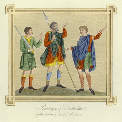 Personnages de distinction des IXe et Xe siècles - English School