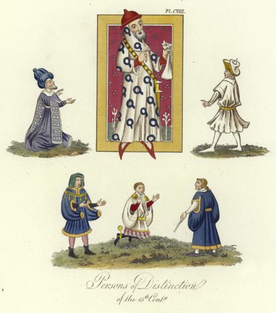 Personnes de distinction du XVe siècle - English School