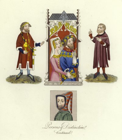 Personnes de distinction du XVe siècle - English School