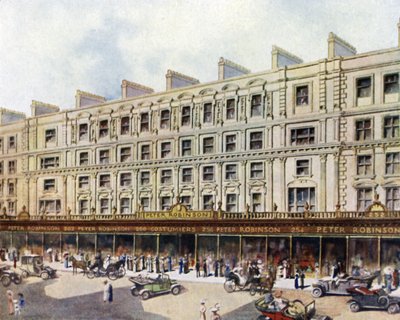 Locaux de Peter Robinson à Regent Street - English School