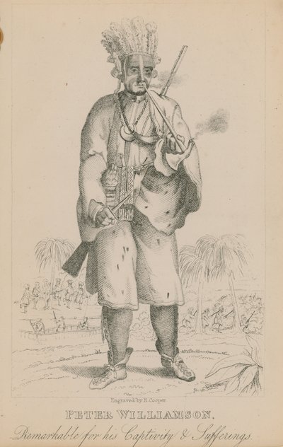 Peter Williamson, remarquable pour sa captivité et ses souffrances - English School